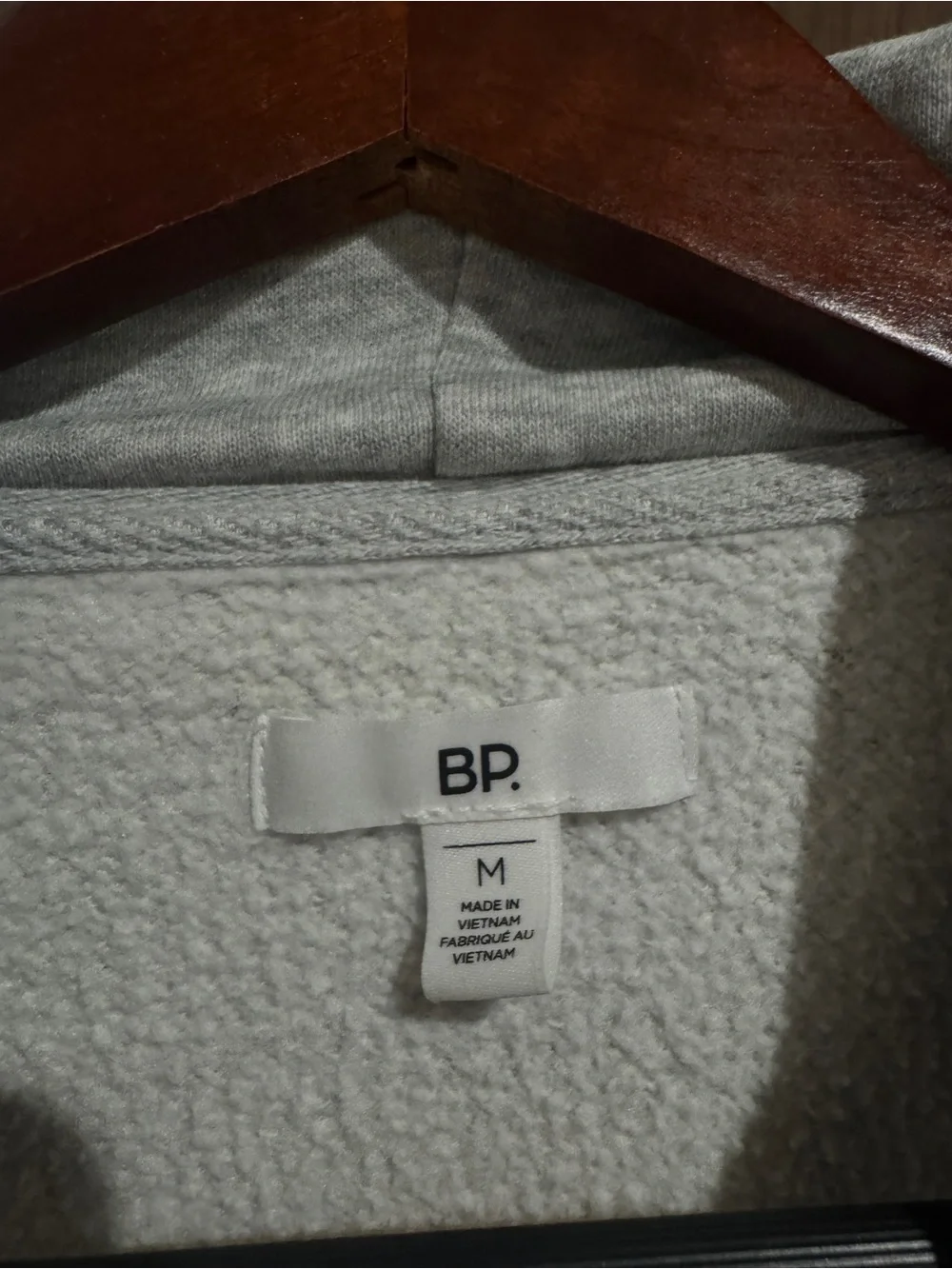 bp Heather Gray Pullover Hoodie